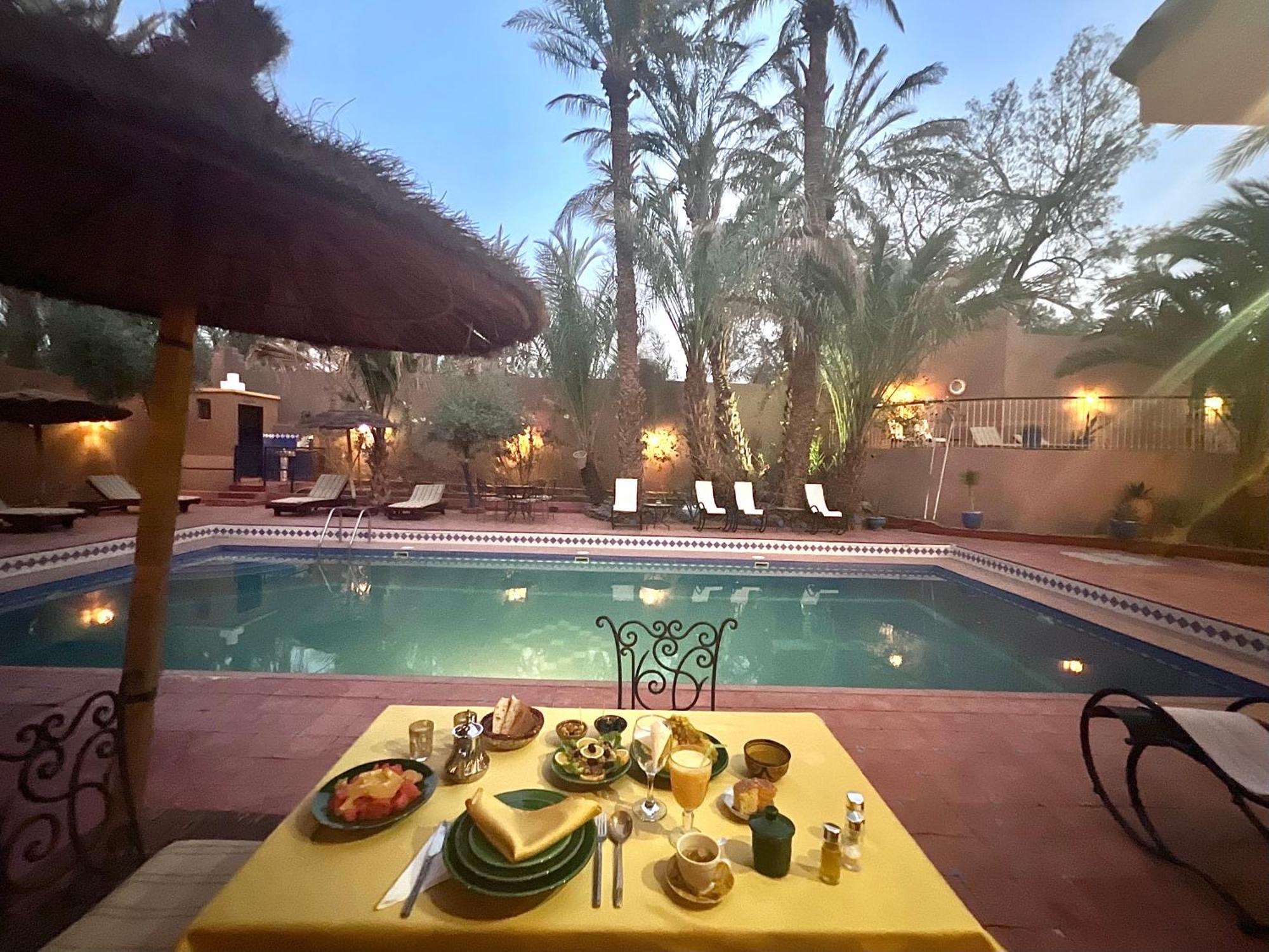 Riad Le Petit Jardin Загора Экстерьер фото