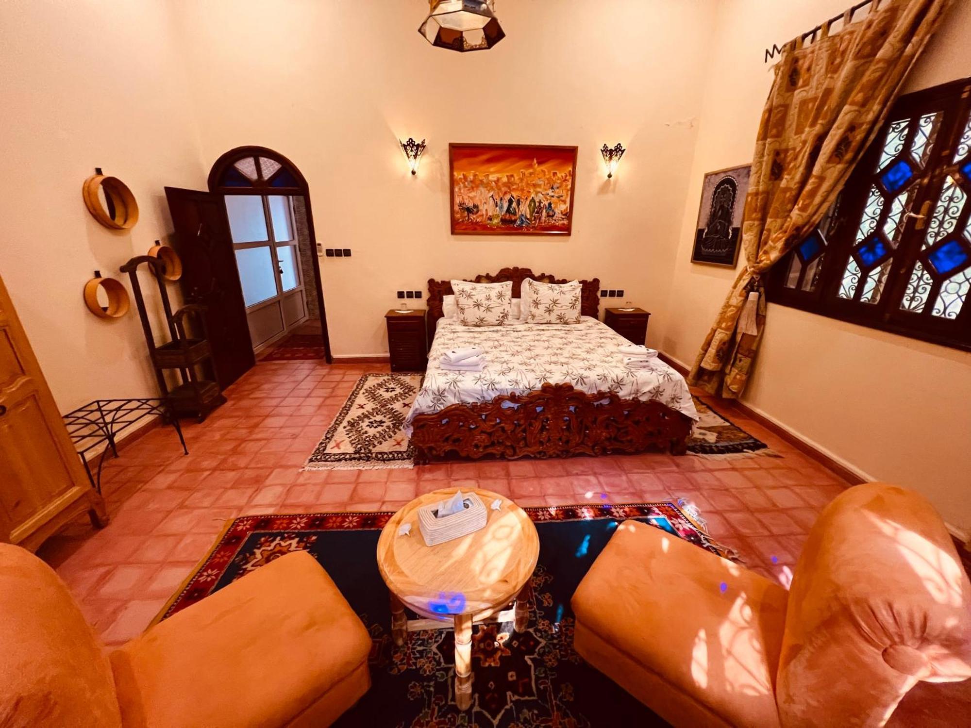 Riad Le Petit Jardin Загора Экстерьер фото
