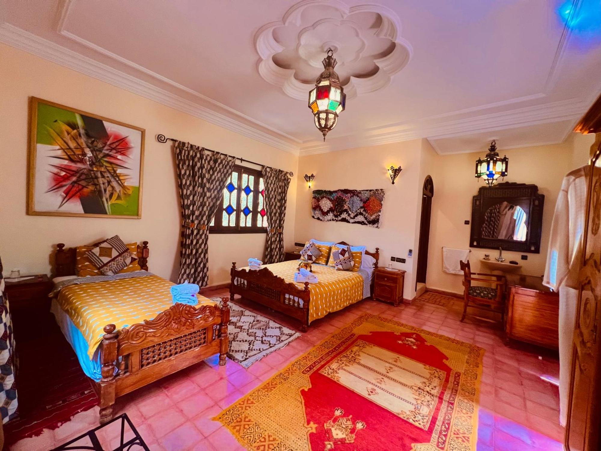 Riad Le Petit Jardin Загора Экстерьер фото