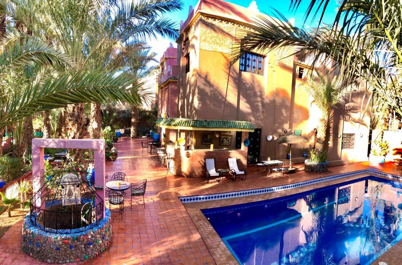 Riad Le Petit Jardin Загора Экстерьер фото